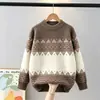 Suéter Transfronterizo para Niños Niños Otoño e Invierno Tejido Grueso Cálido Estudiantes de Secundaria Suéter de Lana Nuevo Estilo Invierno 2026