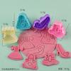 Molde 3D de Color de Dibujos Animados Estéreo para Galletas y Galletas Prensa de Resorte Navidad Resurrección Acción de Gracias Pastel Decorativo Molde Cortador