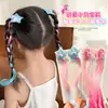 Peluca de Trenza de Colores para Niños My Little Pony 2025 Nuevo Anillo para el Cabello de Estrella de Niña Pequeña Tocado Accesorios para el Cabello Trenzados de Princesa