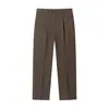 Calças casuais masculinas estilosas, simples, para o dia a dia, da moda, versáteis, de alta qualidade, relaxadas, estilo "old money", largas, confortáveis, que emagrecem