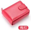 Bolsa para Tarjeta de Licencia de Conducir de Cuero de Vaca de Capa Superior para Hombre con RFID Cremallera de Cuero Genuino Organizador Cartera de Mujer Antirrobo Cepillo Estuche de Cuero para Licencia de Conducir
