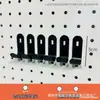 Gancho Recto de Agujero Único para Tablero Perforado 6mm Piezas de Ferretería Universales Estante de Almacenamiento Gancho Estante de Escritorio DIY Accesorios Pequeños