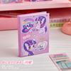 Doce bebê livro de bolso bonito rosa pônei caderno portátil alunos carregam livro de palavras A7 tamanho pequeno livro