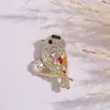 Broche de Perla de Cristal para Mujer, Corsage Completo de Diamantes, Pin Grande, Hebilla para Chal, Pin de Solapa Estilo Coreano, Accesorio para Vestidos, Tulipán