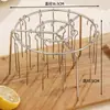 Parrilla para Freidora de Aire Horno Doméstico Estante Colgante Acero Inoxidable 304 Rack Vertical para Brochetas de Barbacoa Sin Volteo Brochetas