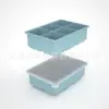 Bandeja de Hielo Grande de Silicona Transfronteriza Molde de Cubitos de Hielo de Grado Alimenticio Molde de Bola de Hielo de Desmoldeo Fácil Congelación Rápida Molde para Hacer Hielo Casero