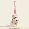 Celebridad Popular de Internet Schnauzer Cachorro Llavero para Coche Muñeco de Peluche Muñeca Linda Colgante para Bolso Pequeño Regalo Venta al por Mayor