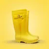Botas de Chuva de Cano Alto Luo You Wellington Clássico para Exterior Resistente à Água Antiderrapante Viagem Caminhada Botas de Chuva com Pelúcia Adicional Comércio Exterior Transfronteiriço