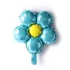 Globo de aluminio con forma de flor de cinco pétalos para decoración de fiestas de cumpleaños y bodas, diseño de fondo, globo de aluminio con forma de flor de trébol de cinco hojas