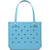 Moda Europeia e Americana cor sólida bolsa de buraco eva para praia piscina DIY bolsa de praia expansível pode ser armazenada bolsa de mão portátil