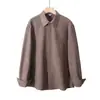 Cardigan de Manga Larga con Cuello Puntiagudo de Corte Holgado con Botones para Hombre Dongyu Amazon, Camisa de Manga Larga para Hombre al por Mayor