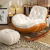 Mecedora de pingüino, sillón reclinable, sofá de balcón, silla de ocio individual para dormitorio, sofá perezoso de lujo ligero para sala de estar