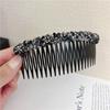 Corea del Sur Super Flash peine de inserción de diamantes de imitación flequillo artefacto para acabar con el cabello roto nuevo temperamento adulto peine para el cabello peine de dientes transfronterizo al por mayor