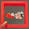 Panda de dibujos animados para ser no. 1 debe aprobar el broche cada examen examen de admisión a la universidad inspirador pequeño regalo pin insignia de estudiante hombres y mujeres
