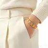 Pulsera Magnética Popular de Cobre Antiguo con Forma de Mariposa Transfronteriza Europea y Americana para Mujer, Pulsera de Pareja Desmontable Retro Moda y Artística