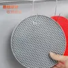 Tapete redondo de favo de mel de silicone Placemat de grau alimentício Tapete de isolamento térmico Caçarola Tapete anti-permanente Tapete de microondas espessado de alta temperatura
