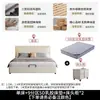 Cama simple moderna de lujo ligero para dormitorio principal, cama doble de 1.8x 2m con almacenamiento, cama grande minimalista, cama doble nórdica de 1.2m