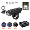 Luz e buzina populares para bicicleta, luz frontal de alta luminosidade para ciclismo noturno, luz frontal recarregável com sensor de luz inteligente para ciclismo noturno em montanha