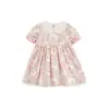 Série Jardim da Princesa para Menina Camisa Boneca Manga Bufante de Verão Vestido Lel Shorts Infantis Tendência