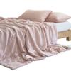 Colcha de Verão 80S Tencel Individual Fresca Tingimento Finalizado Lavável à Máquina Lavável à Máquina Sensação Fresca Fina Cor Lisa Colcha para Ar Condicionado para Dormir Nu