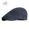 Gorra con visera de tablero ligero simple de estilo coreano para hombre, gorra de pintor retro británica de algodón, gorra informal que combina con todo, estilo europeo y americano para mujer