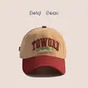 Gorras para niños y niñas, estilo coreano para primavera y otoño, gorra de béisbol versátil de moda con protección solar y bordado de letras