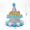 Sombrero de Cumpleaños para Niños y Adultos Punto Láser Reflectante Gorra Puntiaguda de Bola Gorra Puntiaguda de Fiesta Gorra de Corona Gorra de Bola Mao