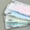 Zao Wu She Estilo INS Alto Valor Estudiante Regla Linda Simple Degradado 15cm Regla Recta Para Inicio Escolar Set de Reglas con Funda de Gelatina