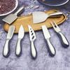 Directo de fábrica en stock Cuchillo de queso de acero inoxidable Tenedor para tarta de queso Cuchillo Cortador Mini herramientas para hornear