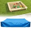Cubierta para arenero infantil azul para jardín, patio, cuadrada, impermeable, sombrilla, jardín, cubierta pequeña para baño
