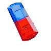 Luz de seguridad para correr de noche luz de hombro luz intermitente roja y azul clip de hombro señal intermitente de advertencia de carga patrulla de seguridad de servicio nocturno