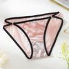 Ropa interior sexy japonesa de seda para mujer, bragas finas y transpirables, suministro directo de fábrica
