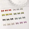 Acessórios de Nail Art Laço Estilo Chanel Tendência Laços Pequenos Decorações de Unha de Resina Atacado