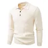Suéter Casual de Punto con Cuello Chal para Hombre 2026 Nuevo Color Sólido Cárdigan Suéter de Punto Suéter Casual de Manga Larga