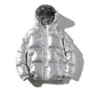 Venta al por mayor de fábrica Invierno 2026 Comercio exterior Transfronterizo Chaqueta de algodón brillante para hombre Estilo coreano Chaqueta corta de algodón con cuello alto Talla grande Chaqueta de algodón