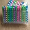 Tubo de ensayo mini de amor de botella vacía transfronteriza palo de burbujas de un solo agujero blanco 5 agujeros tubo pequeño juguete para hacer burbujas 4.5ml