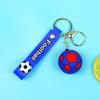 Llavero de Fútbol Creativo Colgante de Baloncesto Mini Artificial Pvc Plástico Suave Colgante de Souvenir Regalo para Evento Venta al por Mayor