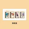 Tarjeta Transparente de PVC de Celebridad Zhang Yuanying, Kim Jennie, Yu Shuxin, Ning Yizhuo Colgante de Tarjeta Láser Acrílico Periférico