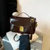 Bolsa Cor Sólida Nova 2025 Versátil Moda Bolsa de Mão para o Dia a Dia Bolsa de Ombro Único Transversal Bolsa Feminina de Alta Moda Tendência