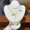 Colar Francês Retrô Simples Moda Exquisito Versátil Toque de Luxo Corrente para Clavícula Dupla Camada Gota de Água Escovada com Franja