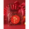 Feliz Año Nuevo y Festival de Primavera Decoración de Regalo Pegatina Redonda Selladora Año 2025 Año del Dragón Bolsillo de Teléfono Móvil Bolsillo de Vaso de Vidrio Rojo