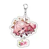 Llavero de acrílico con Wendy, Klee, Mona y Azúcar - llavero de mercancía de anime
