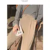 Pantalones Harem de Verano para Mujer, Estilo Nuevo, Cintura Alta, Corte Ajustado, Pantalones Casuales tipo Cigarrillo Acortados con un Toque de Lujo