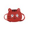 Bolsa de mensajero para niños con expresión de gatito al por mayor, bolsa de hombro para bebé de PU, monedero para niños de jardín de infantes