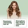 Aceite para el Cabello Voluminizador de Romero Gleamxi Suave, Brillante, Ligero, Hidratante, Voluminizador, Refrescante e Hidratante