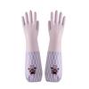 Guantes de Goma, Nitrilo, Ojos Grandes, Estilo Divertido, Forrados de Felpa, para Lavar Platos, Tareas del Hogar, Trabajo en la Cocina, Impermeables, Lavandería, Invierno, Antideslizantes, Engrosados