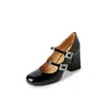 Mi favorito personal, súper bonitos, lindos y encantadores, zapatos Mary Jane con puntera redonda y tacón grueso, colección primavera 2026, de corte bajo, zapatos cómodos y elegantes