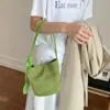 2026 Nuevo Estilo Japonés y Coreano Ins Bolso de Hombro y Axila de Gamuza Suave para Mujer, Bolso Cubo de Moda Casual Simple Versátil