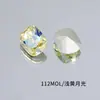 Dongzhou Crystal 6*8 Tachuelas Pequeñas Redondas para Uñas, Forma Oblonga con Esquinas Redondeadas, Base Puntiaguda, Strass de Vidrio K9 Super Brillante, Accesorios para Joyería DIY