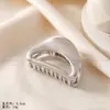 Nuevo clip de tiburón de garra grande, clip popular para flequillo, pasador para la parte trasera de la cabeza, accesorio de metal simple para el cabello, clip para el cabello al por mayor